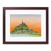 Olympus Threads Cross Stitch Embroidery Kit, Mont Saint-Michel, World Heritage Sites and Landscapes of the World, Off-White, 7211