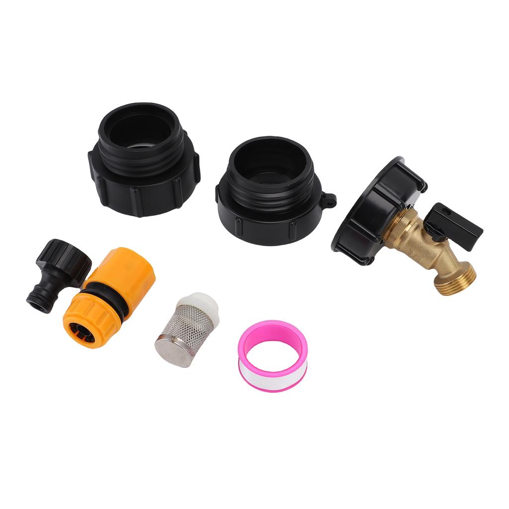IBC Tote Tank Adapter IBC Tote Hose Adapter 62 Fine Thread S60x6 Water Tank Hose Connector Tap Brass