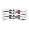 4pcs Aluminum Car Badge Styling Wheel Hub Rims Decor P Stickers For Nissan J10 X-Trail Qashqai Juke Leaf Micra NOTE Patrol Gadgets