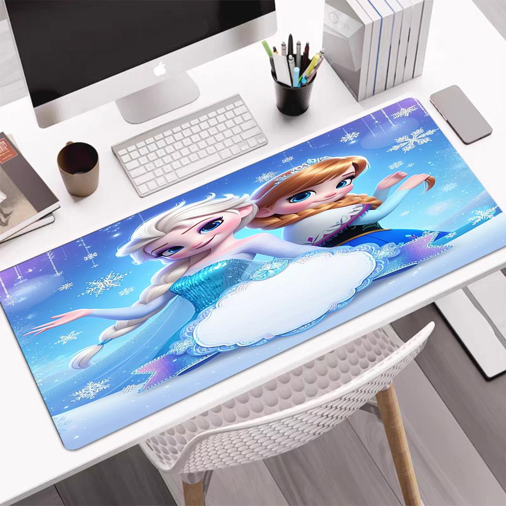 Elsa Theme Mouse Pad, Non Slip Rubber Base, Multifunctional Office & Home Decor, Perfect for Workspace Personalization.