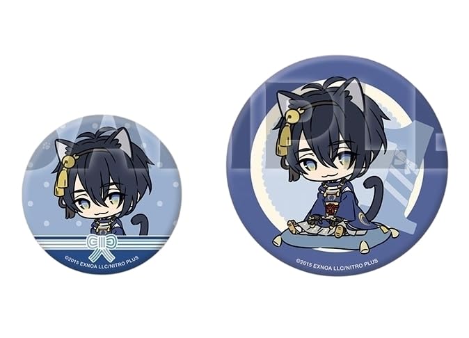 Touken Ranbu ONLINE Katanako Danshi 1st Anniversary Can Badge Set 01: Mikazuki Munechika