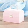 Jewelry Ring Box Case Pendant Gift Storage Display Organizer Accessory (Pink)