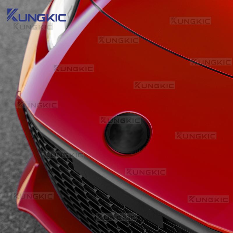 For Toyota GR86 -2025 Car Front on Emblem Pre Cut Dark Smoked TPU PPF Protection Film Anti-scratch Exterior Accessories