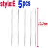 10/S Beading Needles Seed Beads Needles Big Eye Diy Beaded Collapsible Beading Pins Open Needles For Jewelry Making Tools