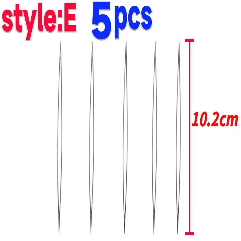 10/S Beading Needles Seed Beads Needles Big Eye Diy Beaded Collapsible Beading Pins Open Needles For Jewelry Making Tools