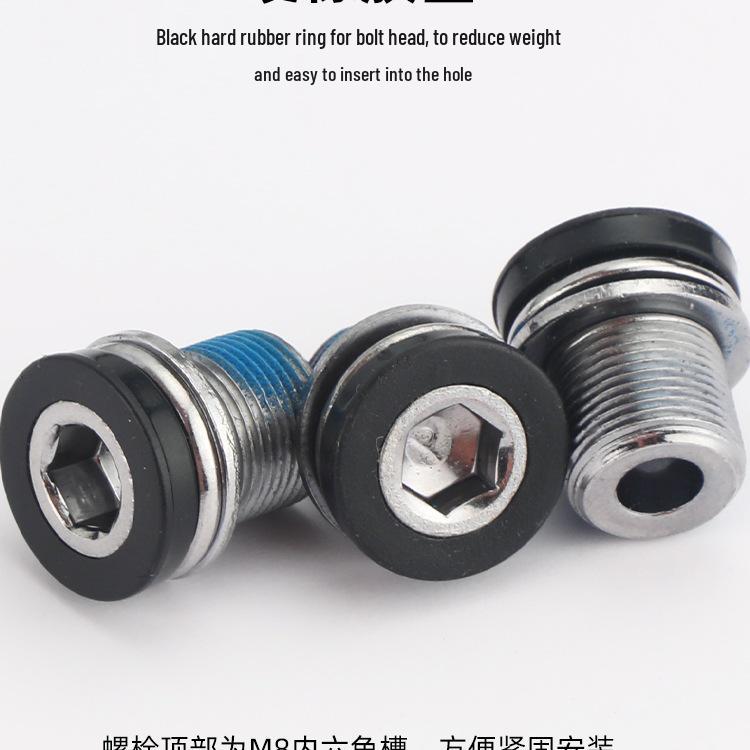 High Carbon Steel Anti-slip Hexagon/Square/Splined Crank Screws for Bicycle Bottom Bracket - M8/10/12/15.