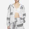 Nike Cashew Flower Hooded Casual Jacket Women Jacket White CU5893-100
