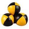 Set of 3 PU Leather Juggling Balls Durable Soft Filled Beanbags for Circus Performance Practice and Skill Development