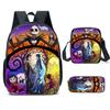 Christmas Eve Horror Thenightmarebeforechristmas Primary And Secondary School School Bags Men'S And Women'S Backpacks
