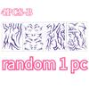 2025NEW 4PCS Huntrix Demo N Hunters K-Pop Devil Boys Jinu Rumi Tatoo Prop Tattoo Body Stripe Stickers Cosplay Halloween Party