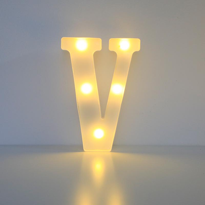 Romantic Letter & Number Lamp - Birthday Proposal Surprise Scene Decoration