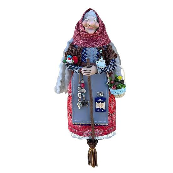 Automobile Pendant Handmade Kitchen Witch Doll Multipurpose Halloween Witch Figurine Luck Charm Home Decoration