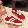 Trendy Women Casual Sneakers Comfortable Lace Up Flats Breathable Walking Jogging Shoes Fashion Tennis Shoes