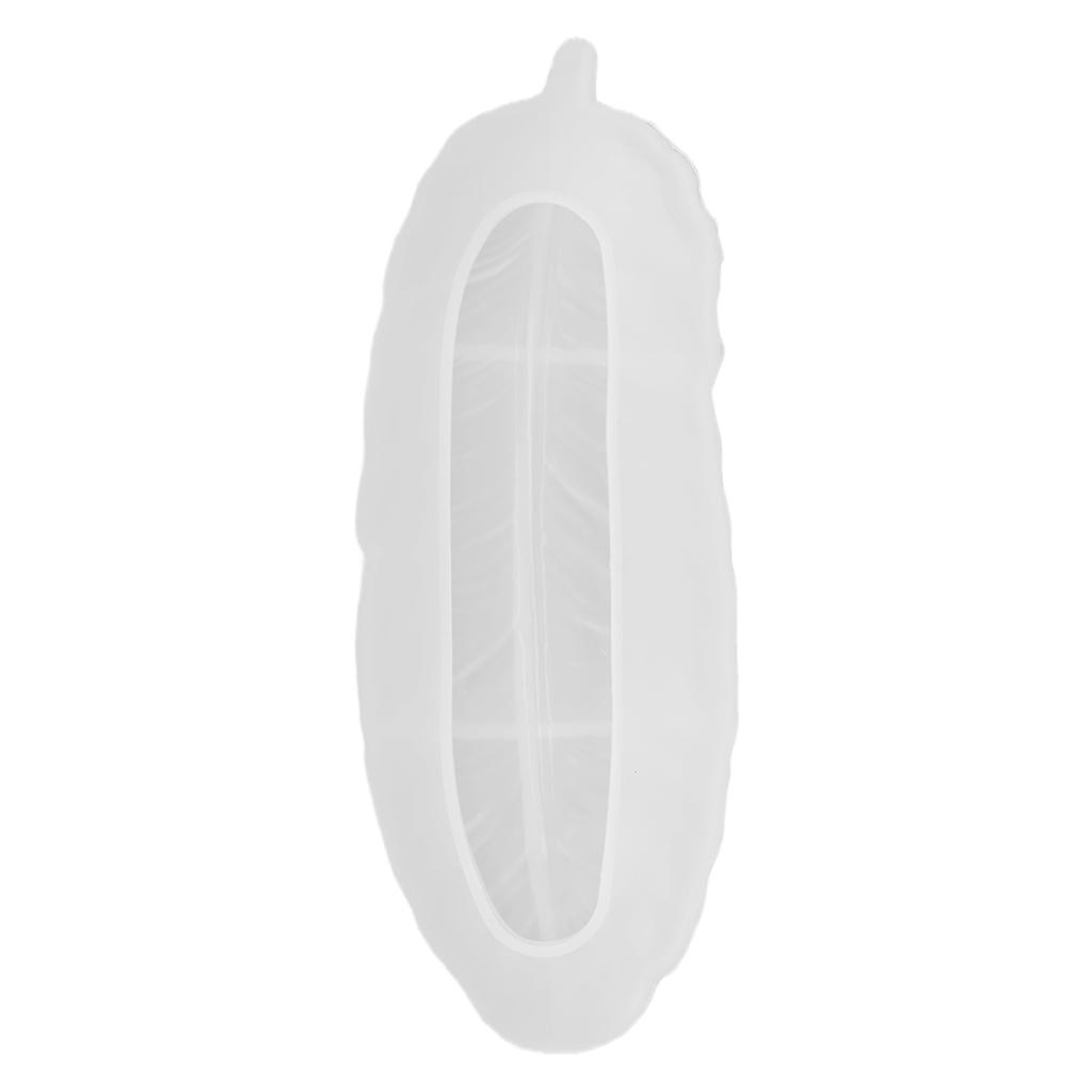 Feather Silicone Resin Molds Feather Shaped Silicone Tray Mold Resin for Jewelry Storage Container DIY Gifts