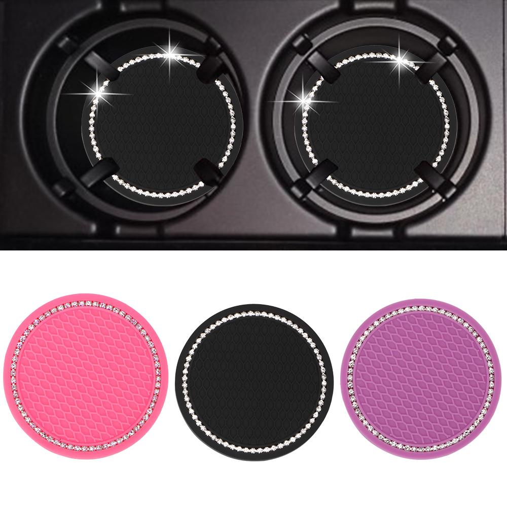 

Держатель для бутылок 2шт для украшения интерьера Противоскользящая прокладка Mat Silica Gel Автомобильные аксессуары для стиля Автомобильная подставка Для воды Чашка для воды