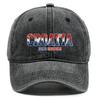 Snapback Baseball Cap With "CROATIA" "IDEMO HRVATSKA" Flag Printed , Adjustable Snapback Baseball Cap Retro All-season Hip Hop Leisure Dad Hat
