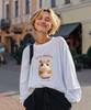 ONEHUNDREDPERCENT FOR WOMAN Ohpxjoy4 Cutie Hamster Basic Long Sleeve T-Shirt