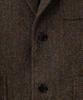 MUSINSA STANDARD [Harris Tweed] Herringbone Check Out Pocket Blazer [Brown]