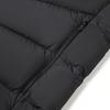 Men's Li-Ning Fitness Series Down Jackets Men's Black Hooded (Non-detachable) Thickened