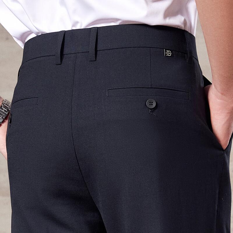 Antonio Men's Linen Texture Straight-Leg Casual Pants