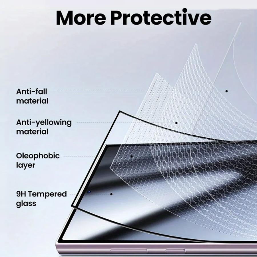 Samsung Galaxy S25 S24 Ultra S24+ S24 Plus Vollständige Abdeckung Gehärtetes Glas Displayschutzfolie