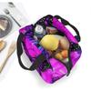 Purple Butterfly Insulated Lunch Bag Leakproof Cooler Lunch Box for Women Reusable Thermal Tote Bag for Work School Picnic Beach