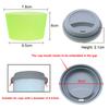8.5-9.0cm Universal Reusable Silicone Cup Lids Fresh Cover Silicone Insulation Anti-Dust Cup Cover Coffee Mug Lids Cup Sleeve