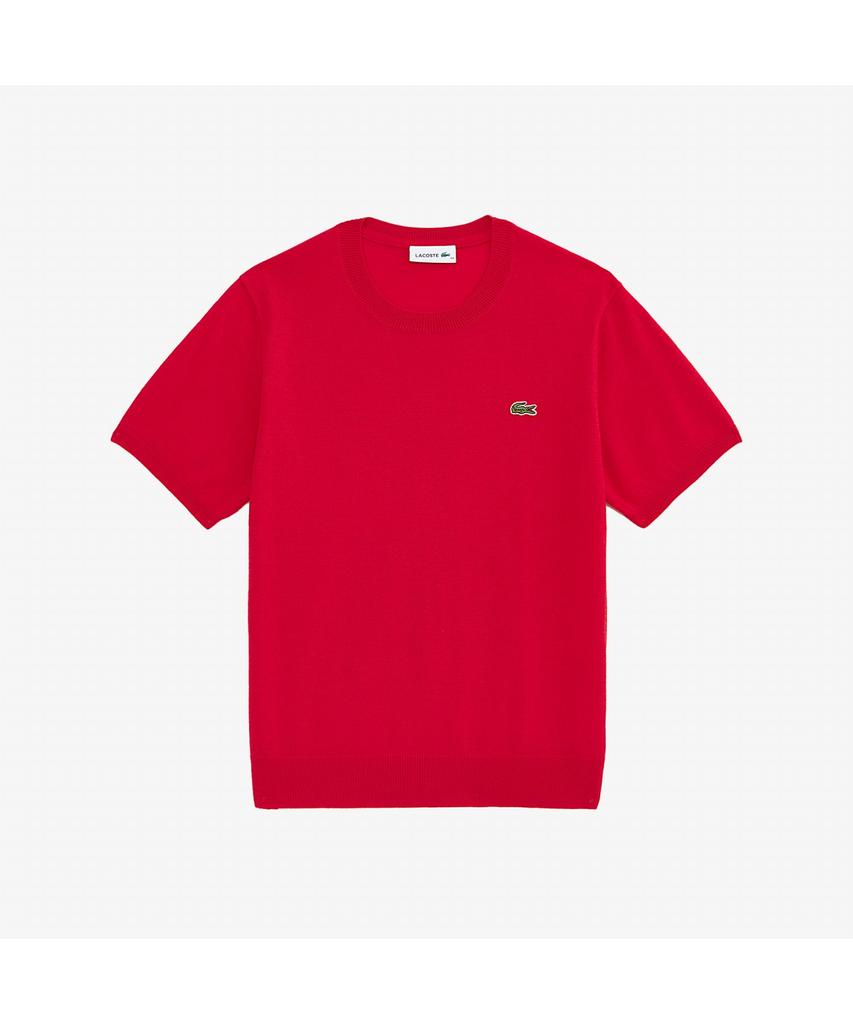 Lacoste Women'S Soft Wool Short Sleeve Sweater Af101E-55N 240