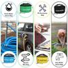 Camper Organizer Tasche für Schläuche Kabel 4 Farbabschnitte Wasserdicht Oberes Netzfach Camper Aufbewahrungslösung
