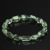 Hongchu Crystal Natural Green Crystal Barrel Bead Faceted Bracelet Ice Green Crystal Faceted Bracelet