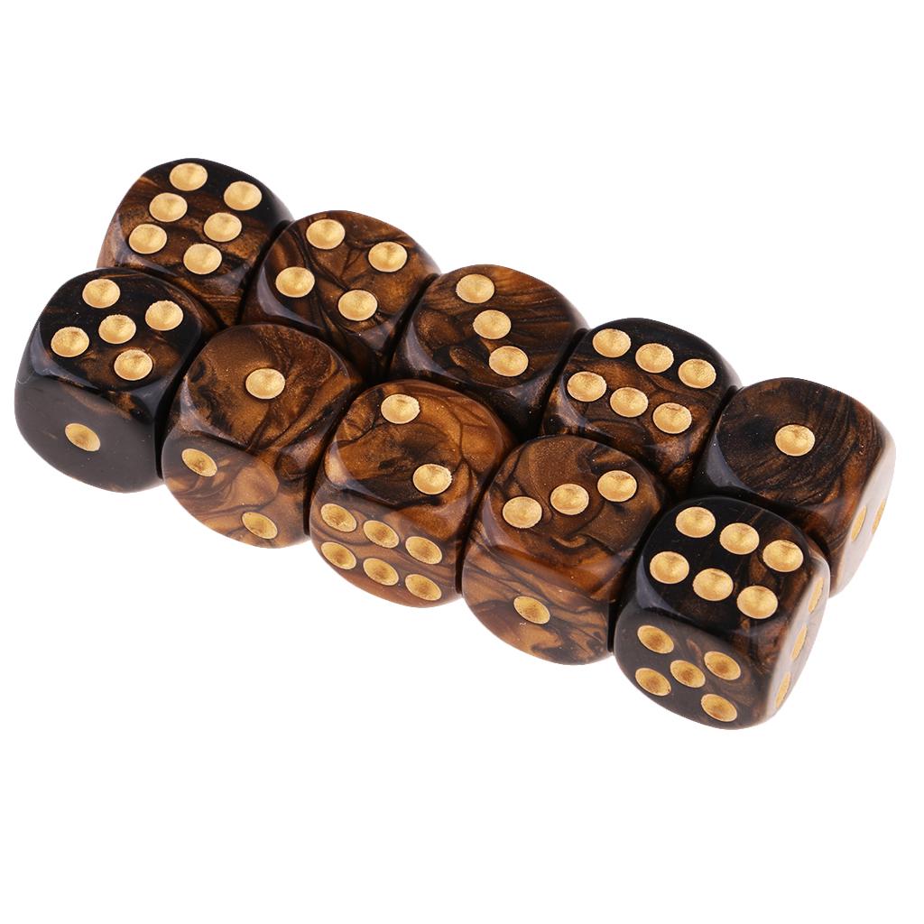 20pcs 6sided Game Dice 16mm for Board Games and Teaching Math