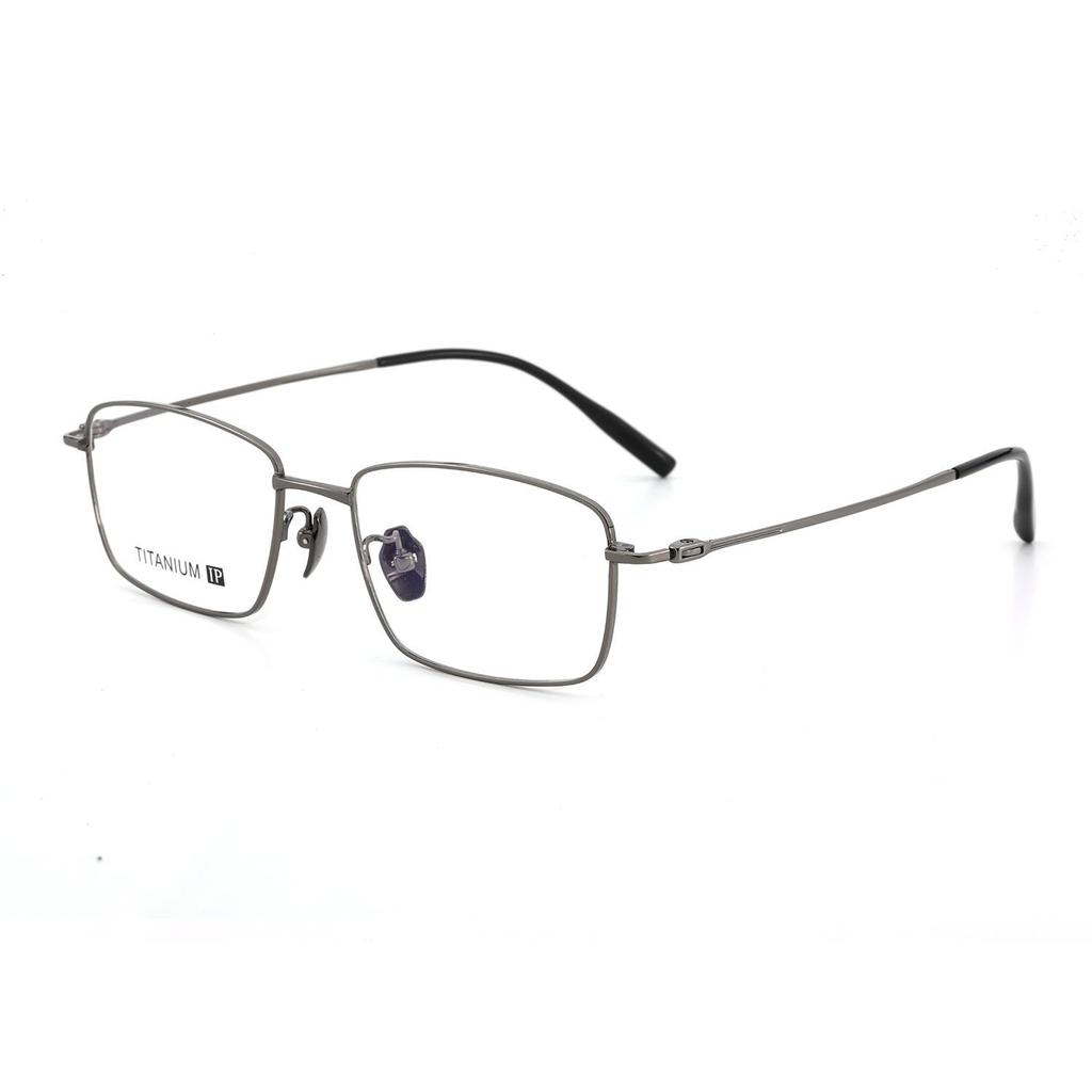 Men's Semi-Rimless Half-Titanium Eyeglass Frame - Stylish, Fashionable & Versatile