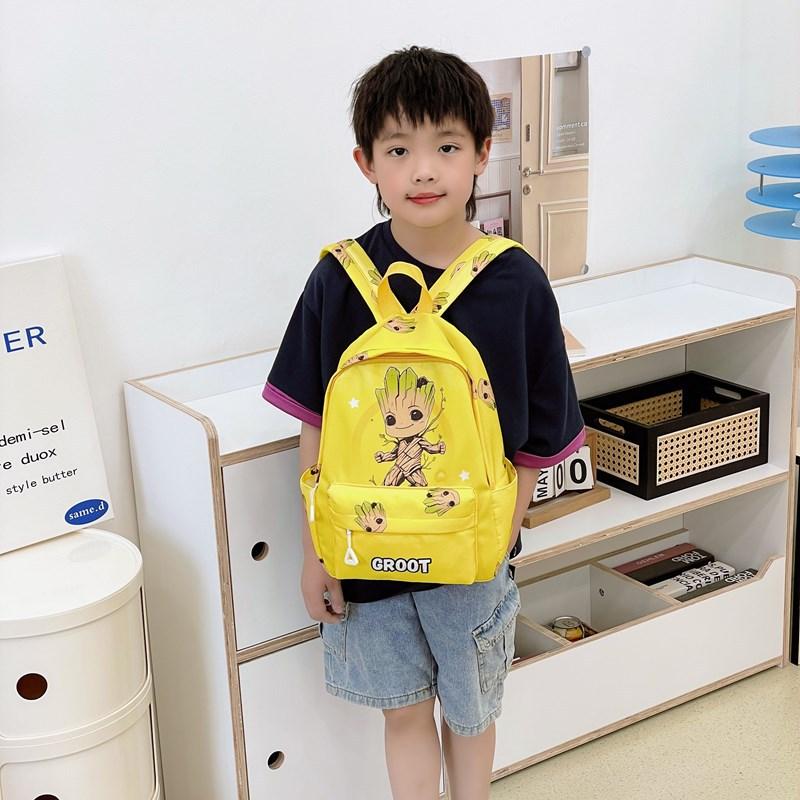 Kindergarten Baby Schoolbag Cartoon Animation Fashion Printing Boys And Girls Backpack Foreign Style Large Capacity Children'S Backpack