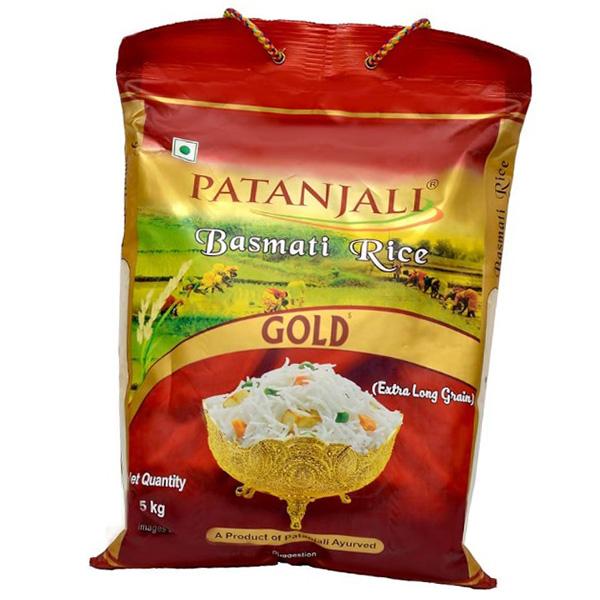 

Золотий рис Басматі, Gold Basmati Rice, Patanjali 5000г (05635002)
