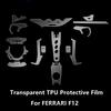 For FERRARI F12 Car Interior Center Console Transparent TPU Protective Film Anti-scratch Repair Film Accessories Refit