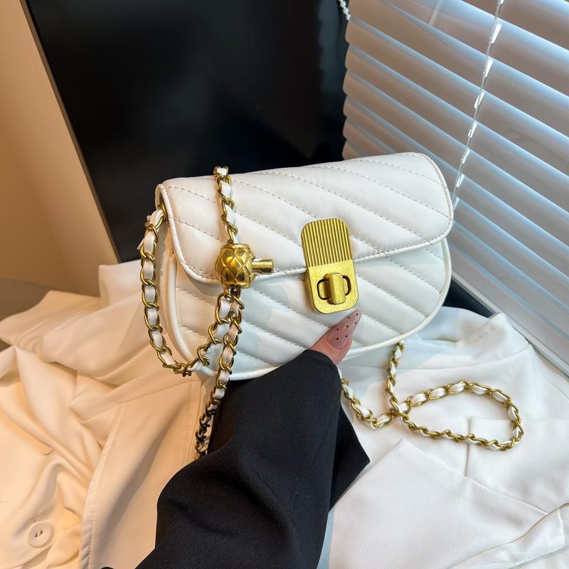 Fashion small bag women's new niche design chain messenger bag premium versatile shoulder small square bag