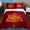 3PCS Spain Football Crest 3pcs Bedding,Including 3PCS Duvet Cover And 2pcs Pillowcases Perfect for Christmas,Ideal for Bedroom, Dormitory