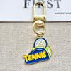 Mini Keychain Tennis Party Favors Tennis Ball Key Ring Tennis Bag Pendant Sports Keychain For Boys Girls School Carnival Reward