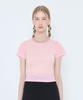 LARTIGENT L4 Ribbon Layerd T-Shirt(Pink)