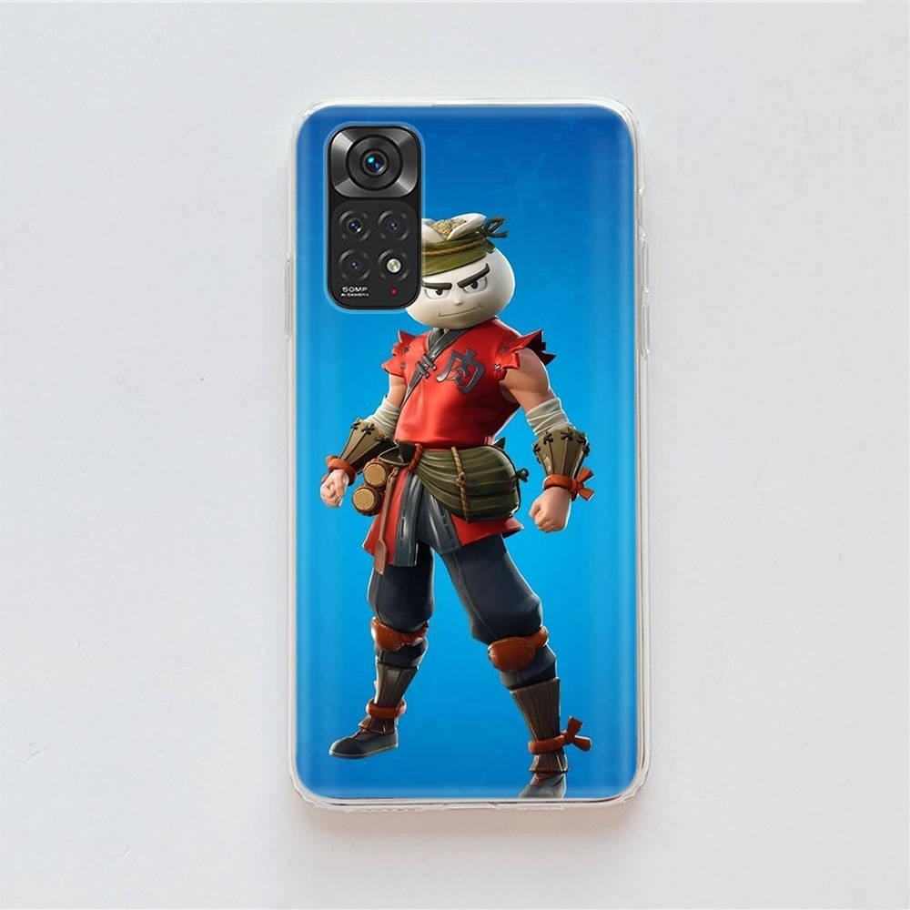 RT89 Fun Fortnite Hülle für Samsung A04 A14 A23 A34 A54 M23 M33 M52 M53 Realme 10 9 C30S C35 C55 VIVO Y02S Y21 Y33S Y51 X80 Pro Klare Abdeckung