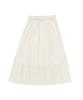 CARGOBROS FOR WOMAN Dot Satin Midi Skirt (Ivory)