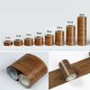 Wood Grain Self-Adhesive Veneer: 10m Decorative Strip for Covering Blemishes and Holes on Floors, Doors, and Furniture.