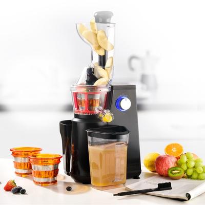 Kitchencook Soft Pressure Fruit and Vegetable Extractor 3 Sieves Ultimate Black