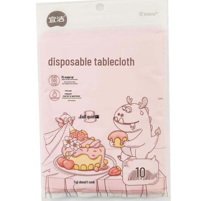 Yekee Disposable Plastic Tablecloth