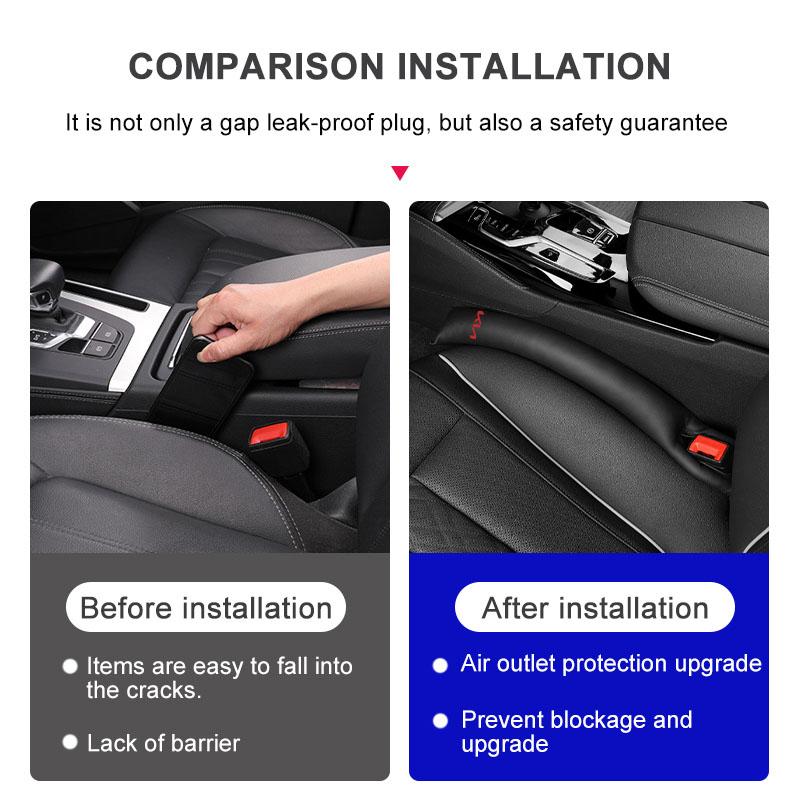 Car Seat Gap Filler Side Seam Plug Strip Leak-proof Filling Strip For KIA Rio Ceed Sportage Cerato Soul Sorento K2 K5 Flip
