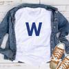 W Cubs Win Baseball T Shirt 001776