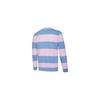 Puma Letter Logo Embroidered Color Block Striped Crew Neck Sweatshirt Unisex sweatshirt Light-Blue 584320-13