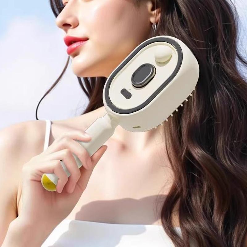Hair Care Spray Massage Comb Vibration Scalp Massage Hairbrush Head Massager Hair Sprayer Atomizing Brush Hair Oil Applicator