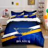 St. Louis Blues Logo Bedding Set Bedding Duvet Cover Set Duvet Cover Pillowcases (1 * Duvet Cover 2 * Pillowcases, without duvet insert)