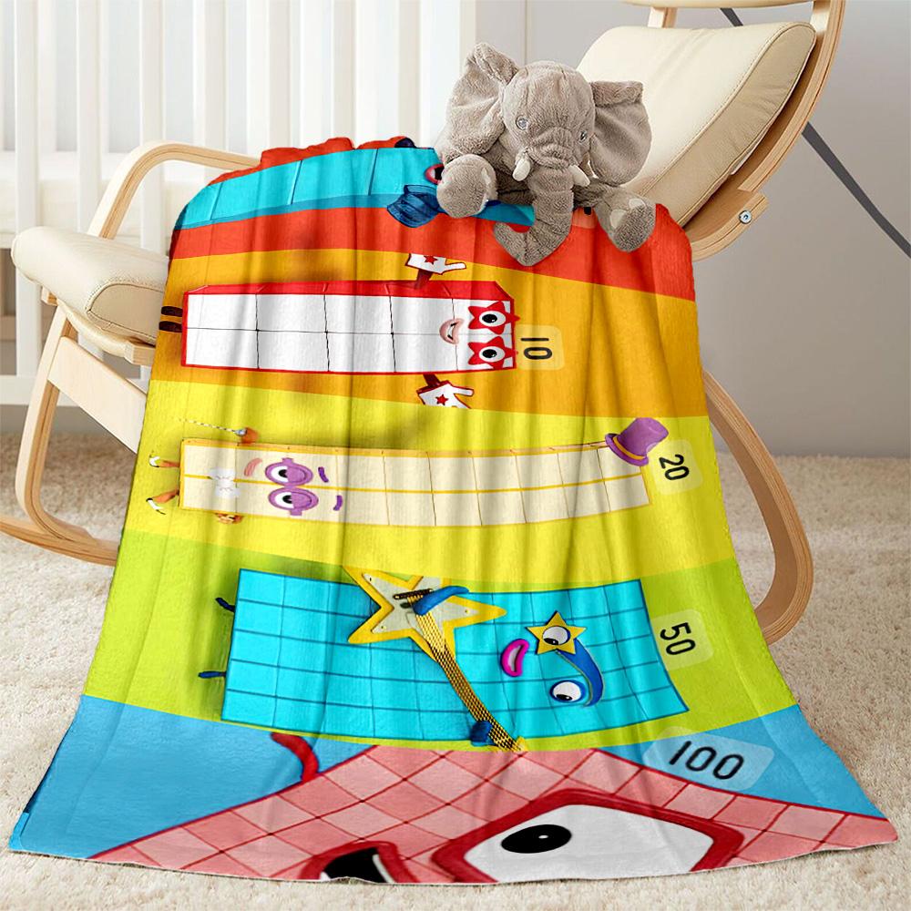 Numberblocks Blanket Soft & Cozy Suitable for Picnics Couch Bed for All Occasions Modern Style Best Holiday Gift for Friends Family